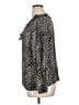 Talbots Animal Print Gray 3/4 Sleeve Blouse Size XL - photo 5