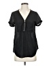 Guess 100% Polyester Black Short Sleeve Blouse Size S - photo 1