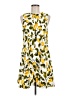 Zara Basic Print Yellow Casual Dress Size M - photo 1