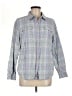 L.L.Bean 100% Cotton Plaid Blue Long Sleeve Button-Down Shirt Size M - photo 1