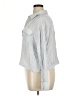 Lou & Grey 100% Cotton Gray 3/4 Sleeve Button-Down Shirt Size XL - photo 5