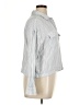 Lou & Grey 100% Cotton Gray 3/4 Sleeve Button-Down Shirt Size XL - photo 4