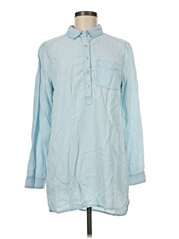 Caslon Long Sleeve Blouse (view 1)