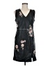 Boston Proper 100% Polyester Black Cocktail Dress Size 8 - photo 1
