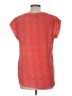 Hilary Radley 100% Polyester Red Short Sleeve Top Size M - photo 2