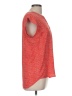 Hilary Radley 100% Polyester Red Short Sleeve Top Size M - photo 4
