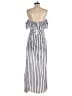 LoveRiche 100% Polyester Stripes White Blue Jumpsuit Size S - photo 2