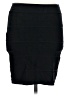 BCBGMAXAZRIA Solid Black Casual Skirt Size M - photo 1