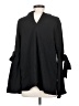 Halogen Black 3/4 Sleeve Blouse Size XS - photo 2