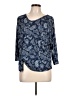 Karen Kane Blue 3/4 Sleeve Blouse Size L - photo 1
