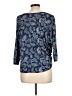 Karen Kane Blue 3/4 Sleeve Blouse Size L - photo 2