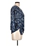 Karen Kane Blue 3/4 Sleeve Blouse Size L - photo 4