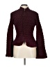 Cache Tweed Burgundy Jacket Size 10 - photo 1