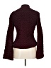Cache Tweed Burgundy Jacket Size 10 - photo 2