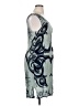 Assorted Brands 100% Rayon Graphic Blue Cocktail Dress Size 1X - photo 4