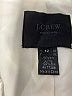 J.Crew Collection 100% Silk Silver Coat Size 12 - photo 6