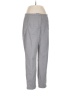 SOHO Apparel Ltd 100% Polyester Chevron-herringbone Gray Casual Pants Size 8 - photo 1