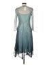 Komarov 100% Polyester Teal Cocktail Dress Size L - photo 2