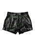 Paige 100% Polyurethane Metallic Black Shorts Size 2 - photo 1