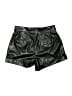 Paige 100% Polyurethane Metallic Black Shorts Size 2 - photo 2