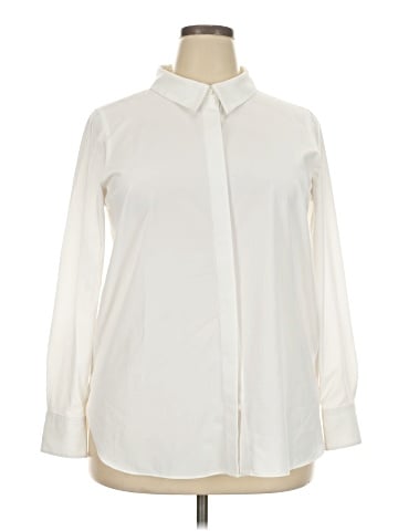 DKNY Long Sleeve Blouse (view 1)