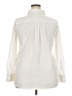 DKNY Ivory Long Sleeve Blouse Size XXL - photo 2