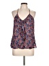 Parker Blue Sleeveless Silk Top Size L - photo 1