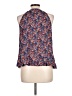 Parker Blue Sleeveless Silk Top Size L - photo 2