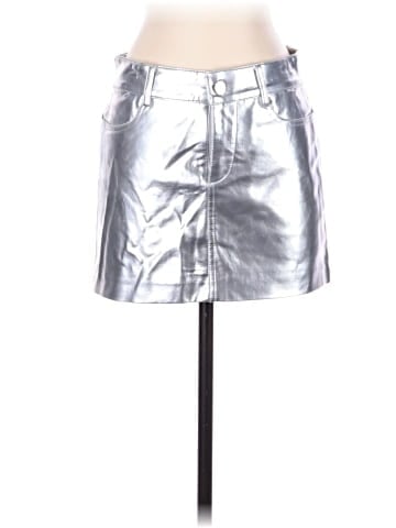 MNG Faux Leather Skirt (view 1)