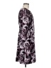 Ann Taylor 100% Polyester Print Purple Cocktail Dress Size 8 - photo 4