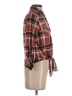 Passport 100% Polyester Plaid Brown Long Sleeve Blouse Size S - photo 4