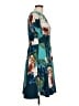 Corey Lynn Calter 100% Polyester Floral Teal Casual Dress Size 12 - photo 4