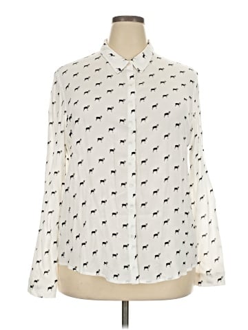 Violeta by Mango Long Sleeve Blouse (view 1)