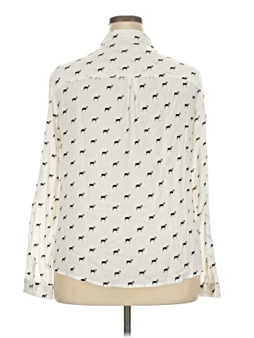 Violeta by Mango Long Sleeve Blouse (view 2)