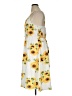 Unbranded 100% Polyester Floral Yellow Casual Dress Size XL - photo 5
