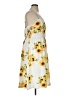 Unbranded 100% Polyester Floral Yellow Casual Dress Size XL - photo 4
