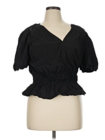 DKNY Short Sleeve Blouse (view 1)