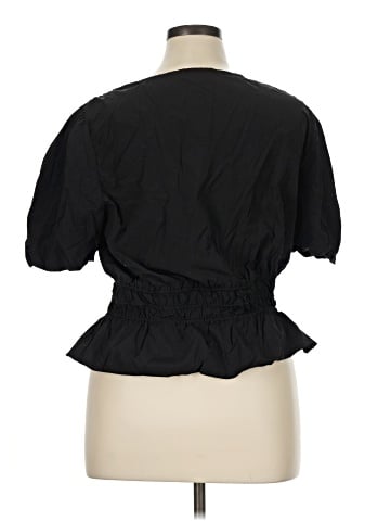 DKNY Short Sleeve Blouse (view 2)