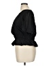 DKNY Black Short Sleeve Blouse Size XL - photo 5