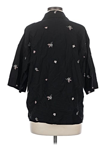 ROMY 3/4 Sleeve Button-Down Shirt (view 2)