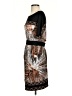 BCBGMAXAZRIA Graphic Brown Cocktail Dress Size S - photo 5