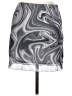 Full Tilt Graphic Silver Casual Skirt Size L - photo 1
