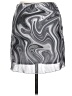 Full Tilt Graphic Silver Casual Skirt Size L - photo 2