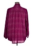 Evri 100% Polyester Animal Print Purple 3/4 Sleeve Blouse Size 1X - photo 2