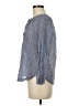 J.Crew Stripes Blue Long Sleeve Blouse Size 6 (petite) - photo 5