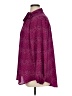 Evri 100% Polyester Animal Print Purple 3/4 Sleeve Blouse Size 1X - photo 5
