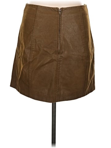 Free People Faux Leather Skirt (view 2)