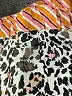 Shiraleah Animal Print Silver Shorts Size M - photo 3