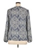Laundry by Shelli Segal 100% Polyester Blue Long Sleeve Blouse Size XL - photo 2