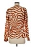 Saks Fifth Avenue 100% Polyester Orange Kimono Size 8 - photo 2